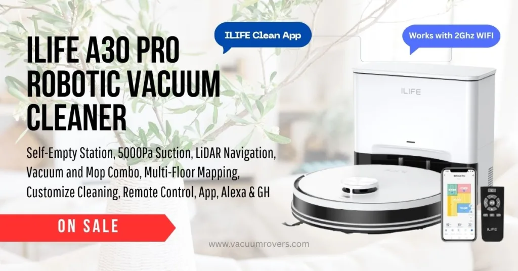 ILIFE A30 Pro Robotic Vacuum Cleaner