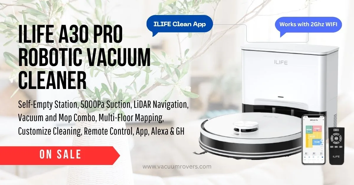 ILIFE A30 Pro Robotic Vacuum Cleaner