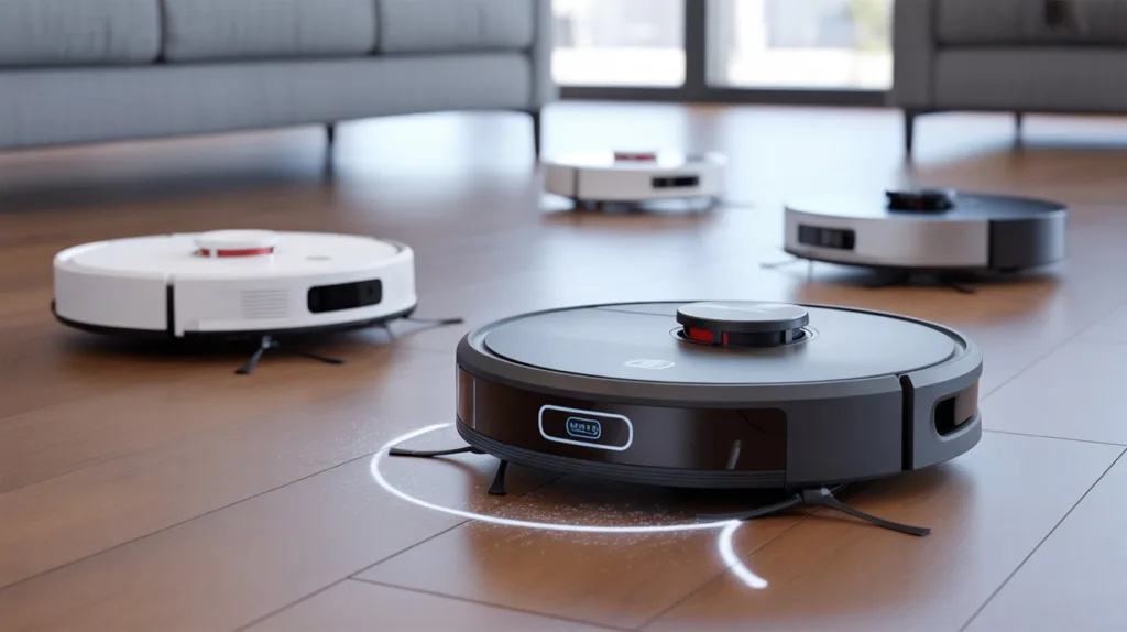 Robotic Vacuum Cleaner, Check Battery Life and Automatic Charging
