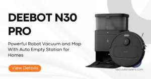ECOVACS Deebot N30 PRO Robot vacuum and mop review