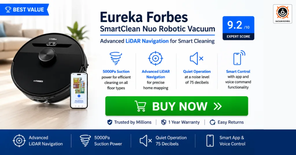 Eureka Forbes SmartClean Nuo Review