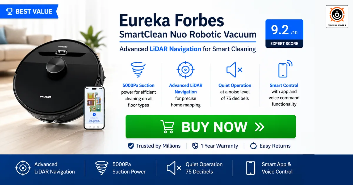 Eureka Forbes SmartClean Nuo Review