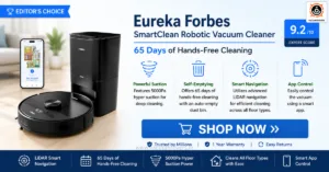 Eureka Forbes SmartClean Robotic Vacuum Review