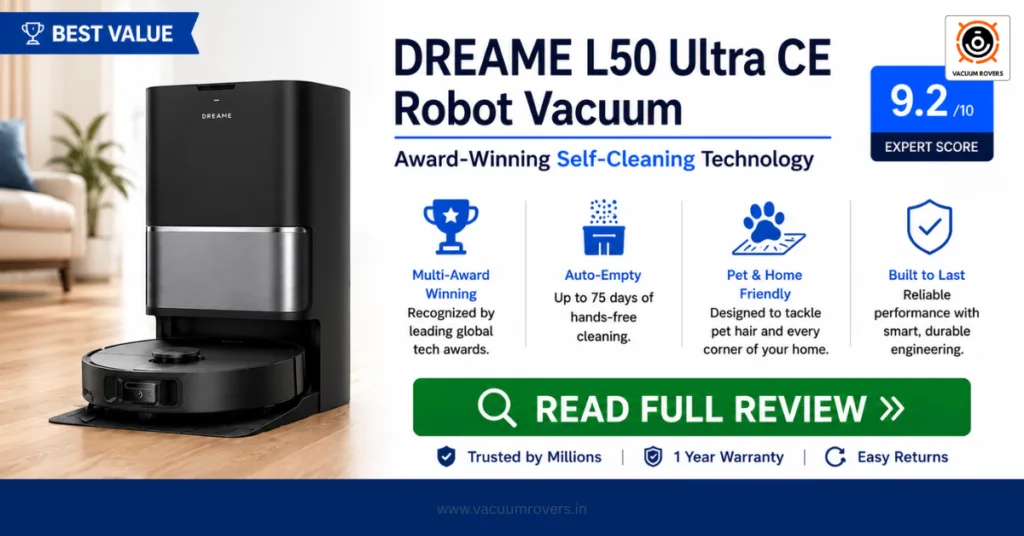 DREAME L50 Ultra CE Robot Vacuum and Mop Review