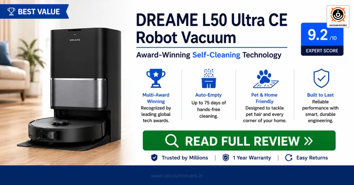 DREAME L50 Ultra CE Robot Vacuum and Mop Review