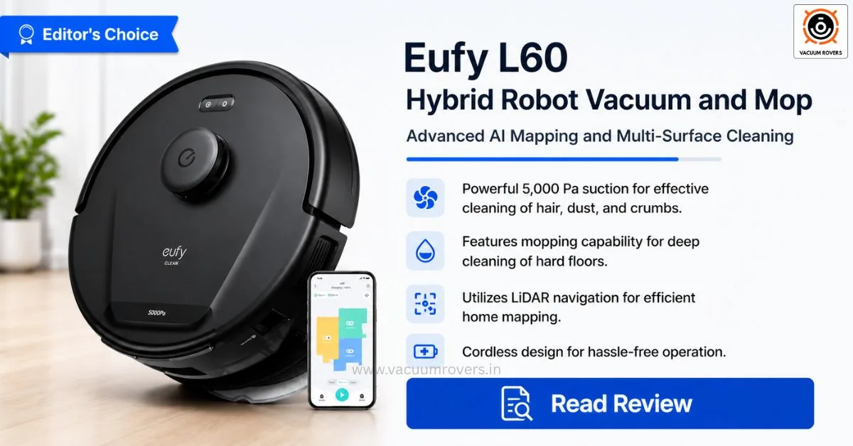 Eufy L60 Hybrid Robot Vacuum Review