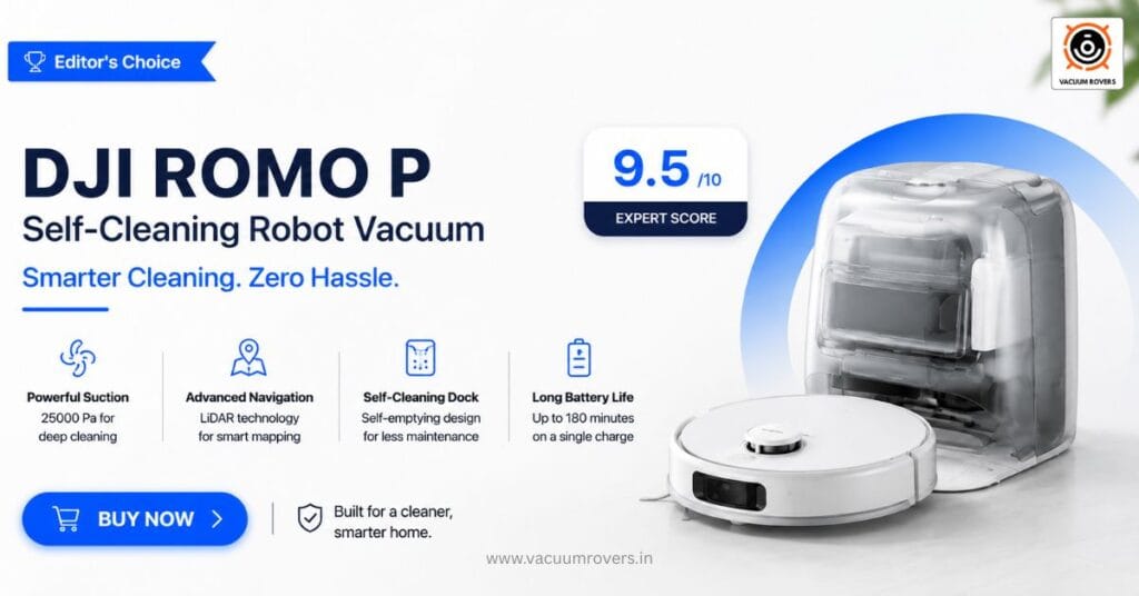 DJI ROMO P Robot Vacuum Cleaner Review