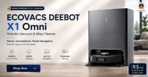 ECOVACS DEEBOT X1 Omni Robotic Vacuum & Mop Review – Power, Convenience, and Smart Navigation!